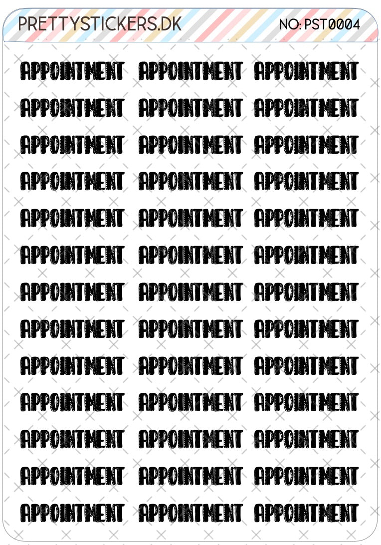 Appointment - PST0004