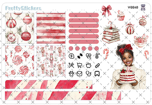 Candy  Cane 3- W0040