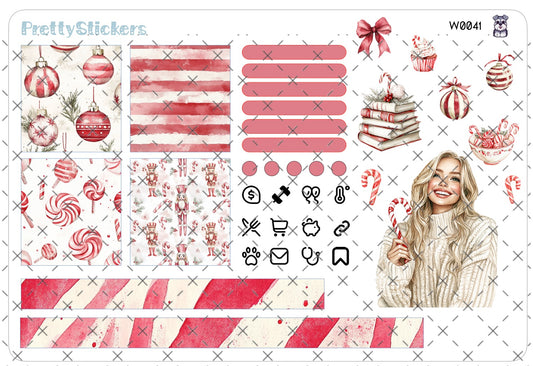 Candy  Cane 4- W0041